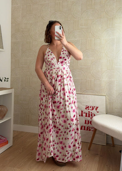 Robe longue fleurie - AMÉLIA