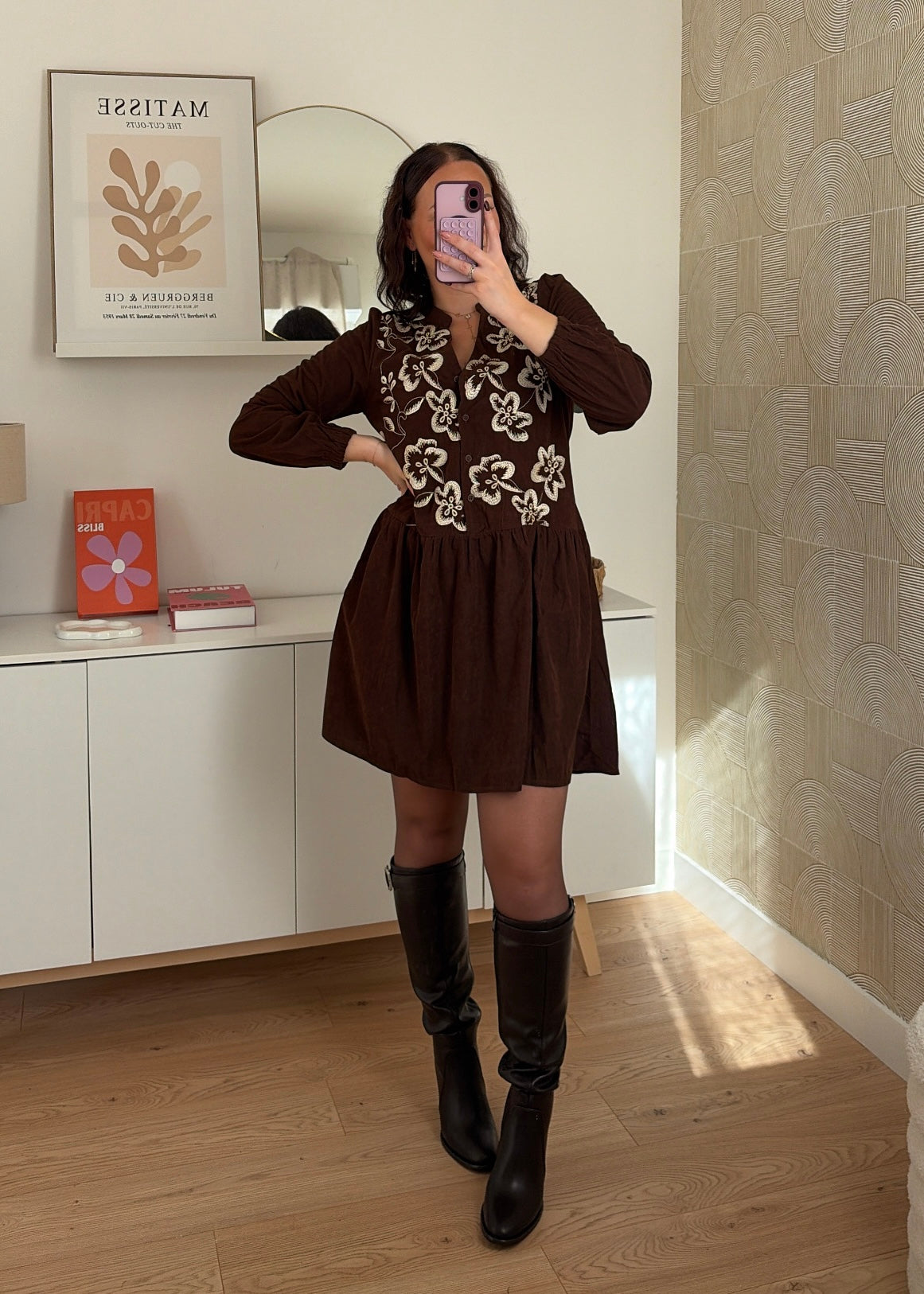 Robe babydoll - VELOURS