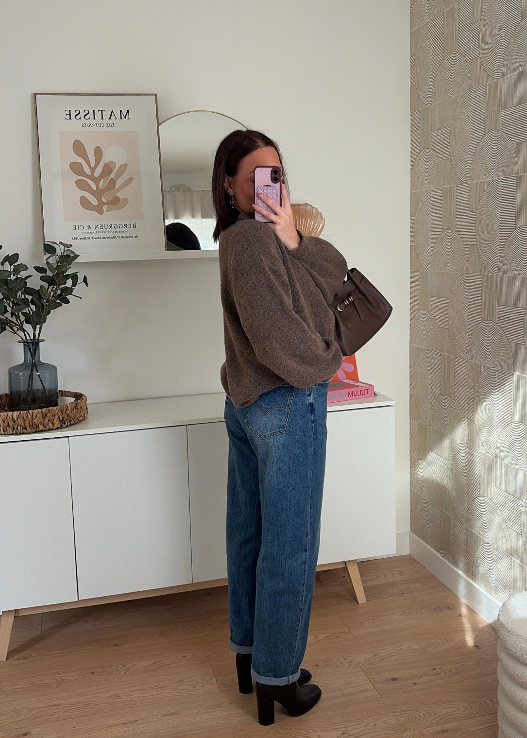 Pull marron - LÉONIE