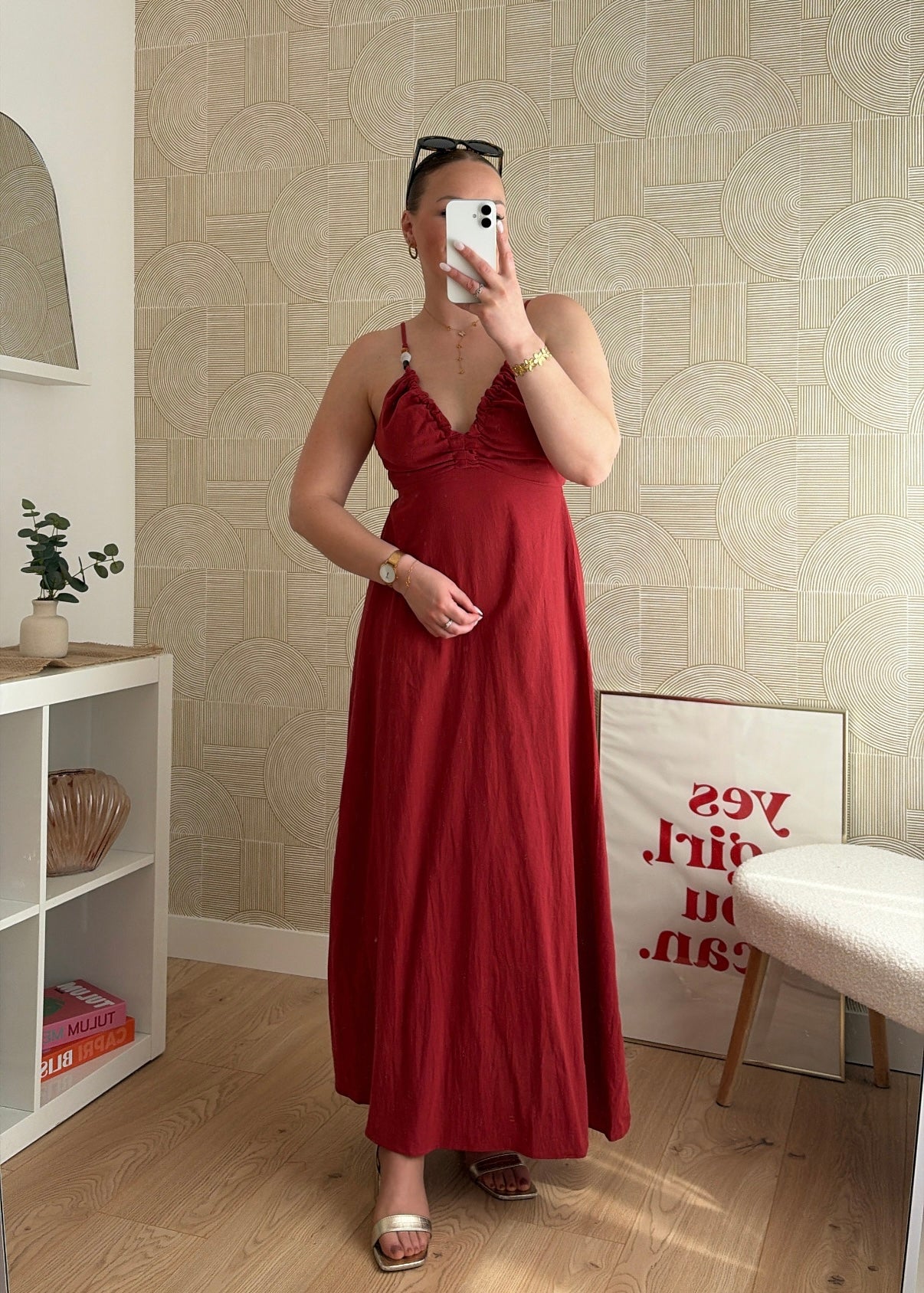 Robe longue rouille - JEWELL