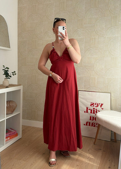 Robe longue rouille - JEWELL