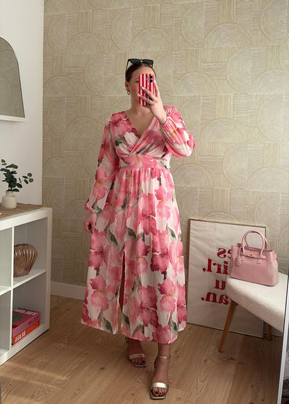 Robe longue pastel - FLOWERS