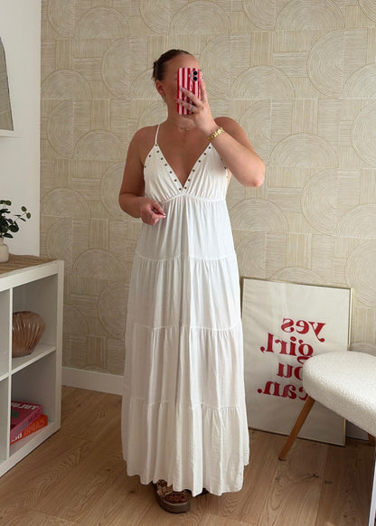 Robe longue blanche - ÉLISE