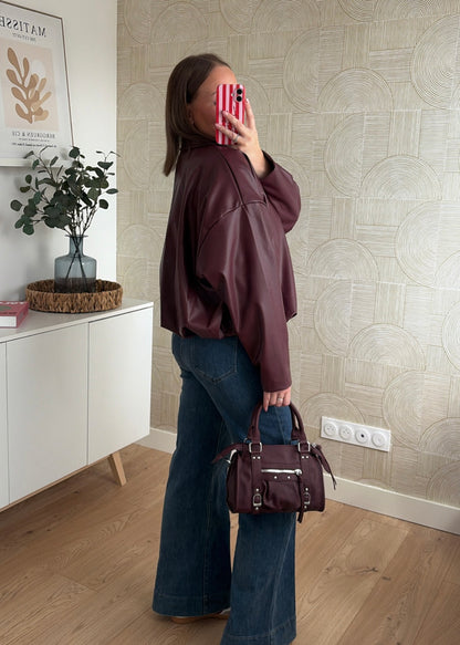 Veste bomber burgundy - NAÏLA