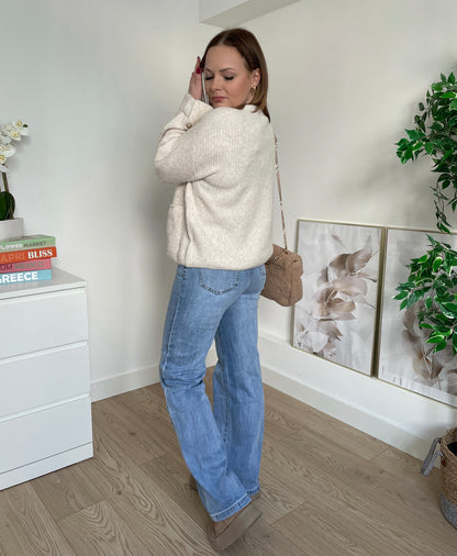 Cardigan beige MAEVA