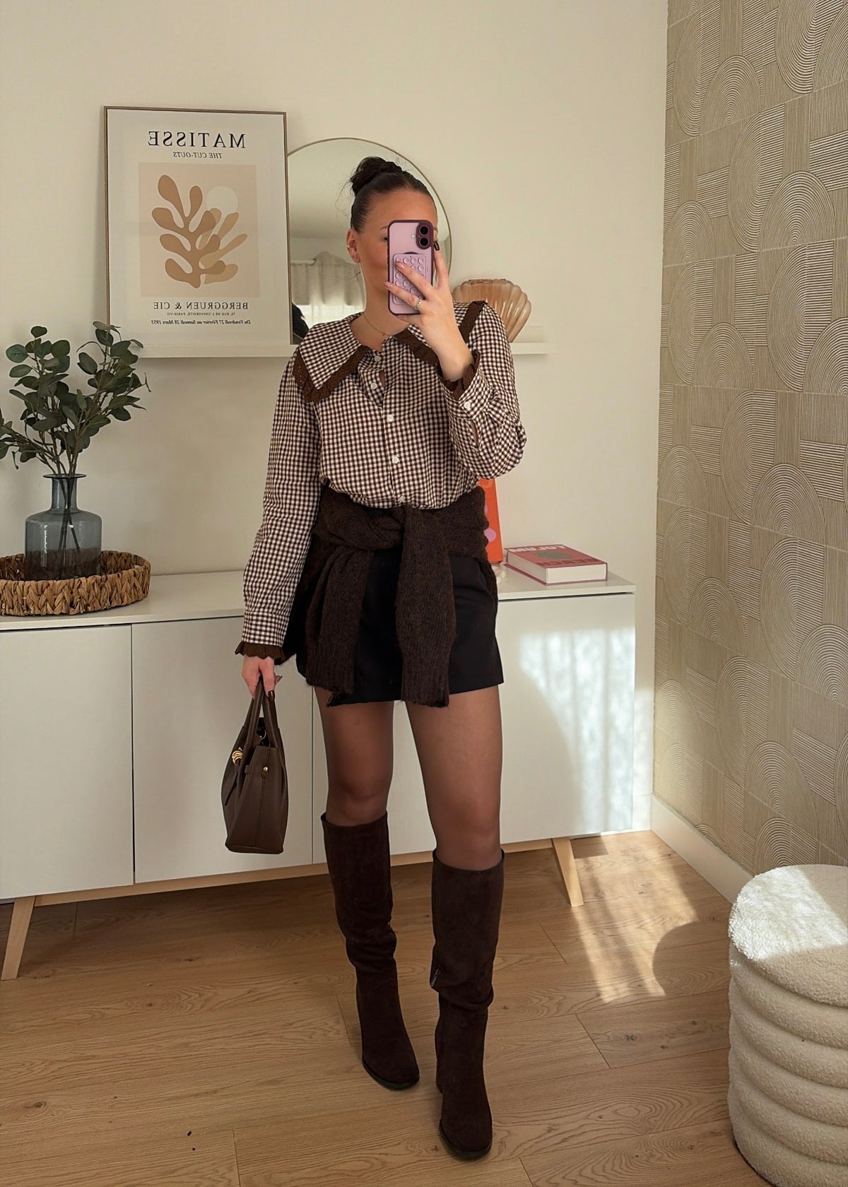 Jupe-short noir - DENTELLE