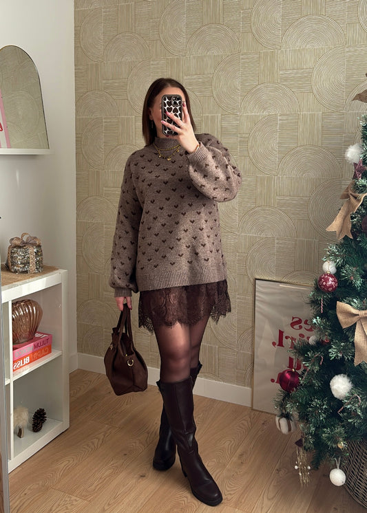 Pull dentelle - HEARTY