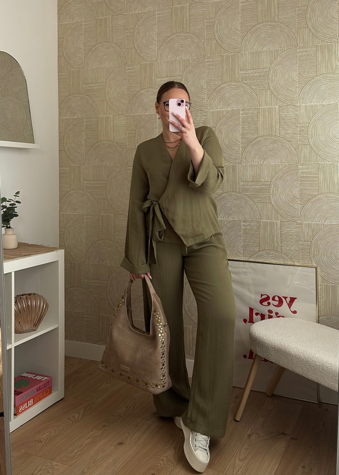 Ensemble fluide kaki - MORAH