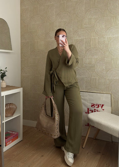 Ensemble fluide kaki - MORAH