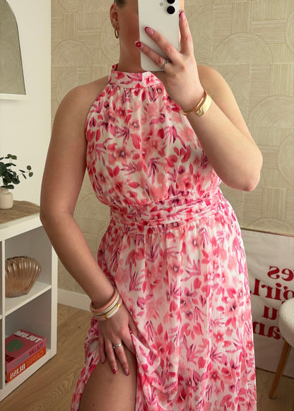 Robe longue rose - INAYA