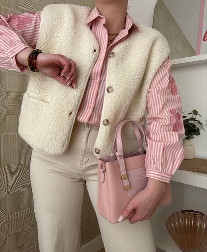 Jeans wide beige - GIO