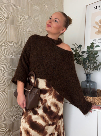 Pull asymétrique choco - ORIA