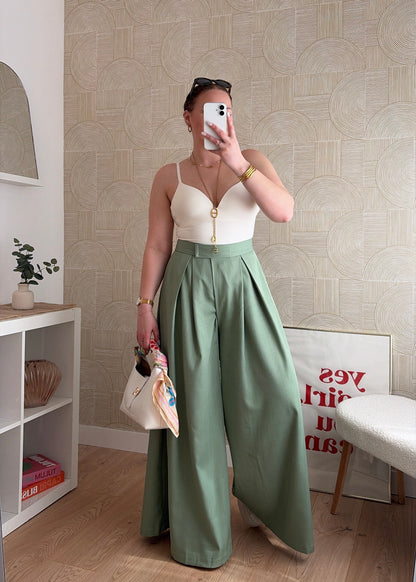 Pantalon vert d'eau - SCRATCH