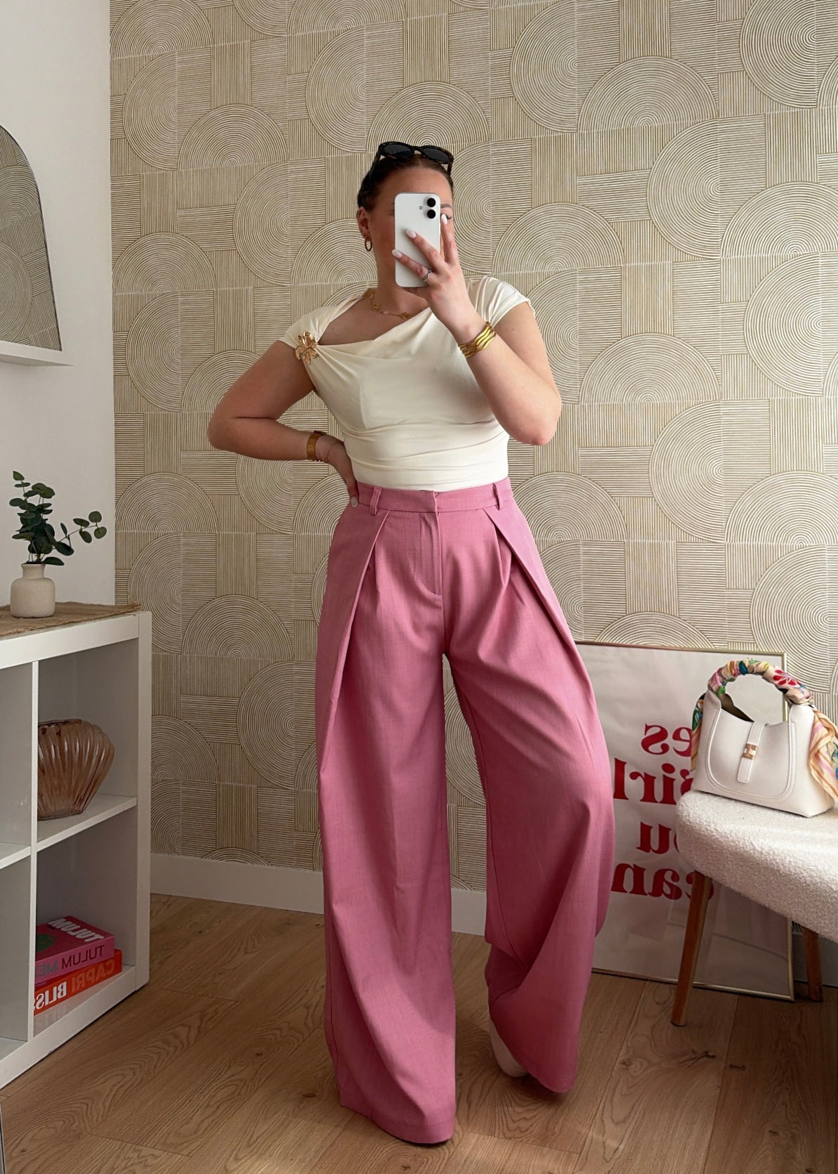 Pantalon rose - AMPLE