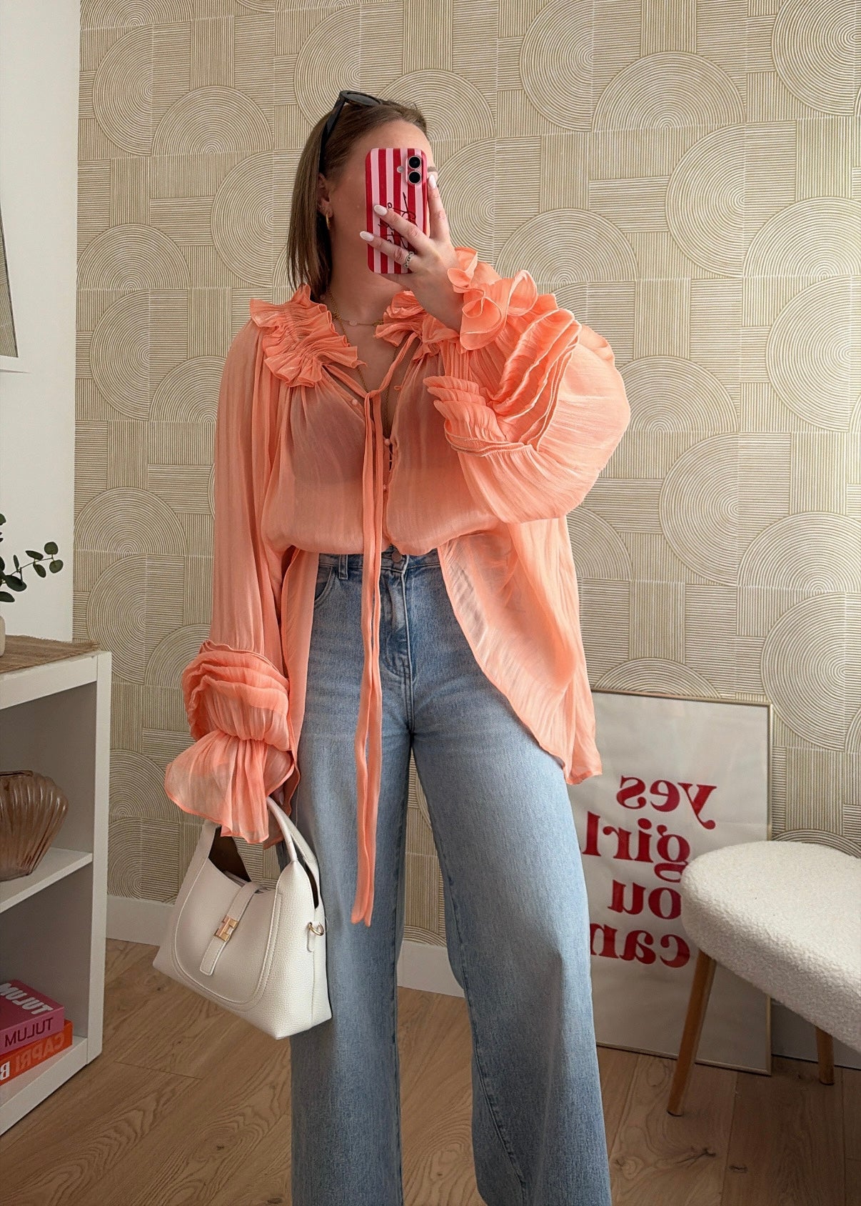 Blouse fluide - SALMON