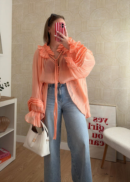 Blouse fluide - SALMON