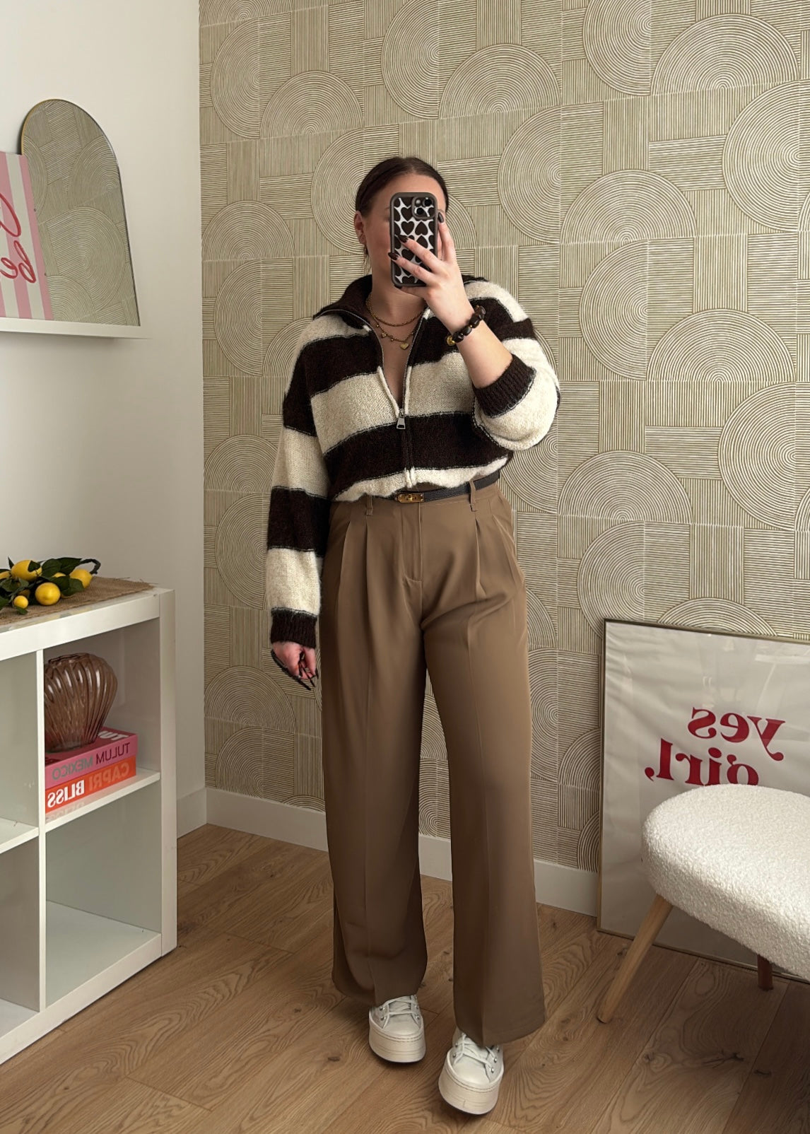 Pantalon taupe - SANDRO
