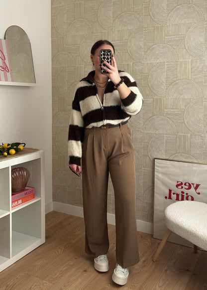 Pantalon taupe - SANDRO