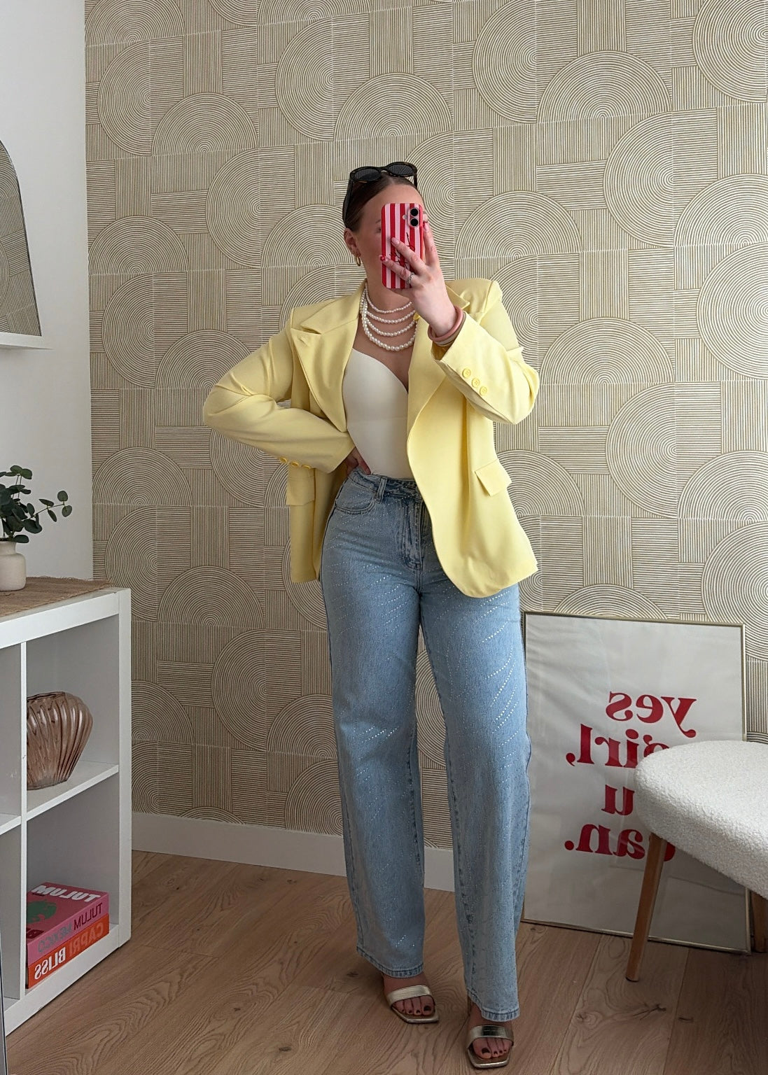 Blazer asymétrique jaune - ELSA