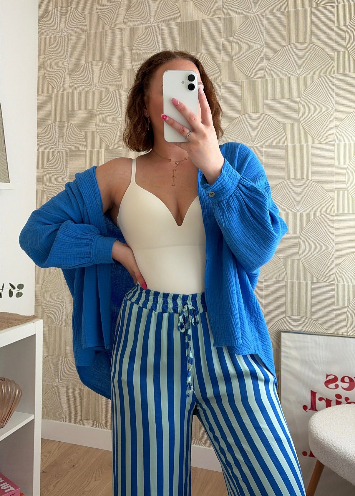 Chemisier royal - GAZE DE COTON