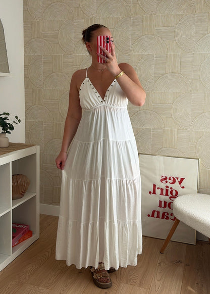 Robe longue blanche - ÉLISE