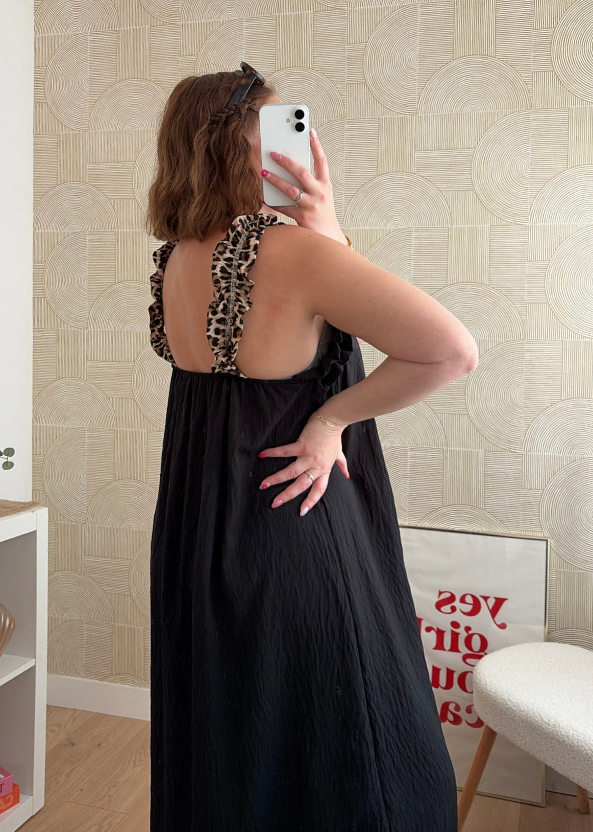 Robe détail léopard - VICTORIA