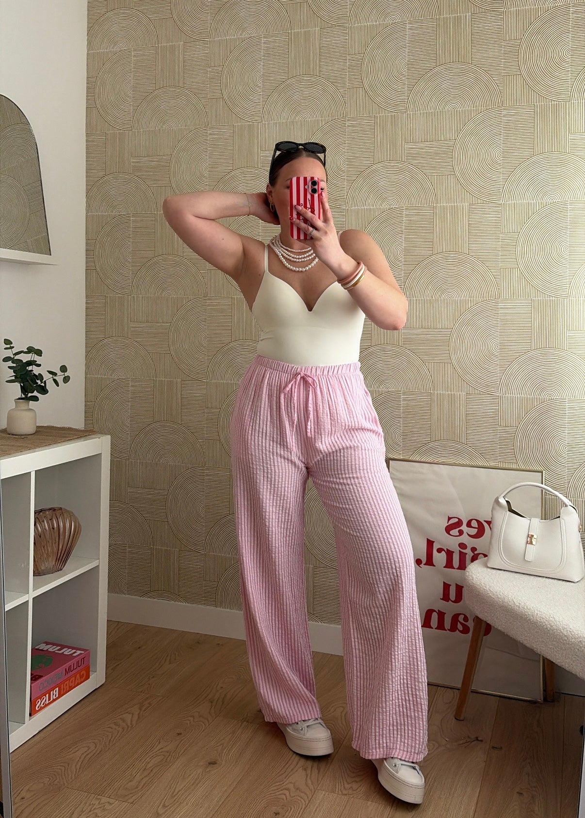 Pantalon rose - GAZE DE COTON