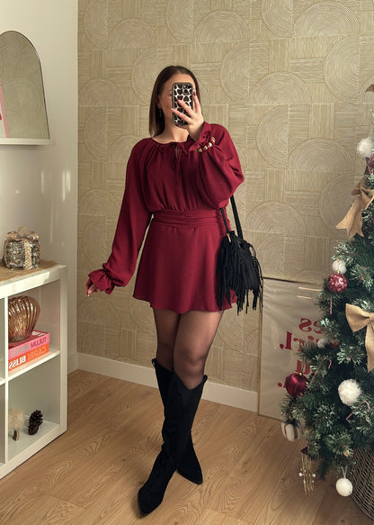 Combinaison bordeaux - ALBA