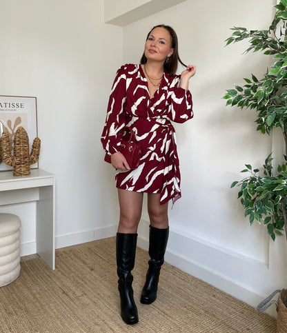 Robe bordeaux - ZEBRA