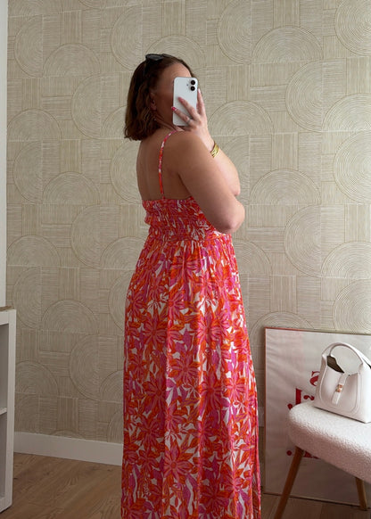 Robe longue sunset - CORAIL