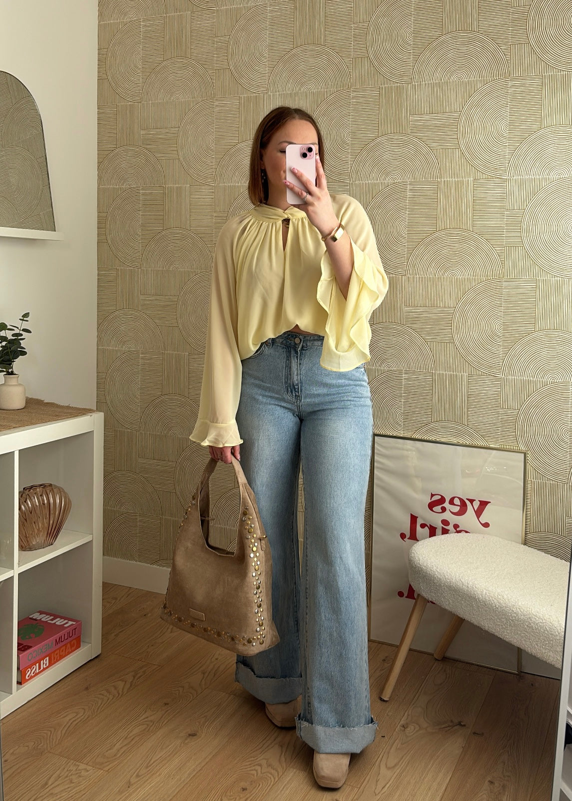 Blouse jaune - EVY