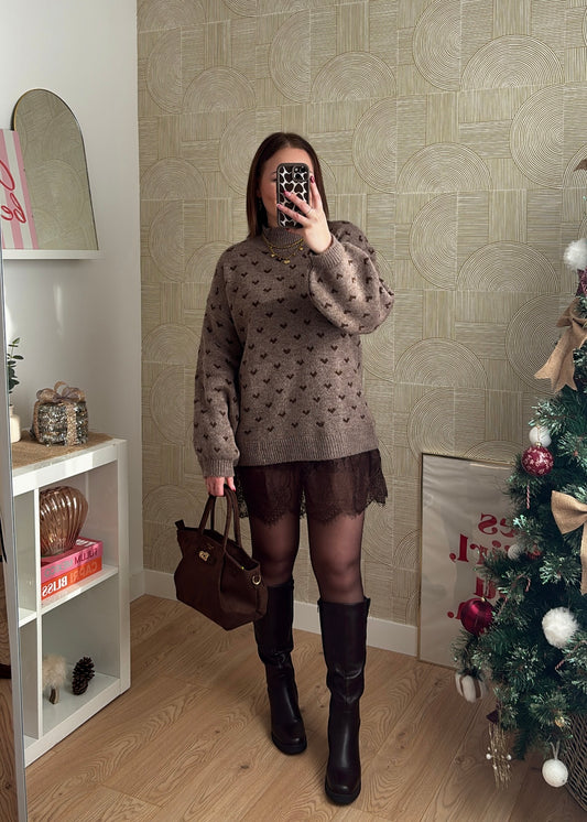 Pull dentelle - HEARTY