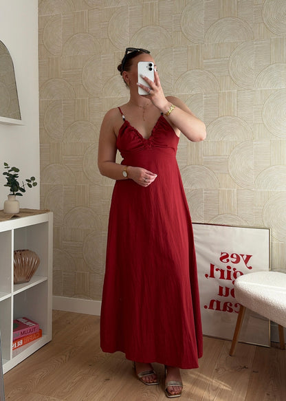 Robe longue rouille - JEWELL