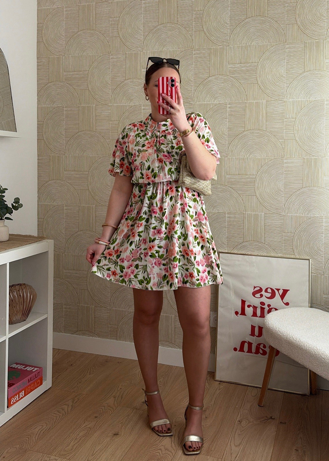 Robe courte rose - AGAPI