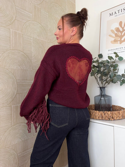Pull burgundy - LOVE