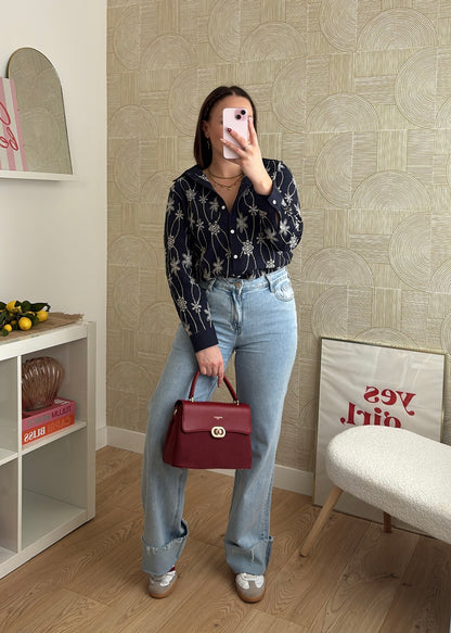 Chemise brodée - NAVYNE