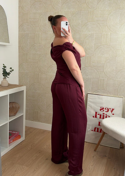 Ensemble bordeaux - CHIARA