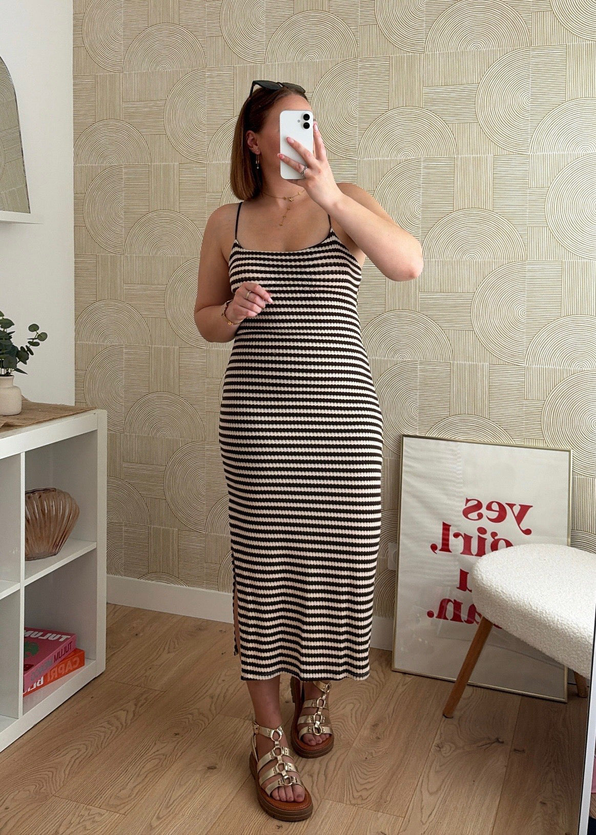 Robe marinière choco - RIVIERA