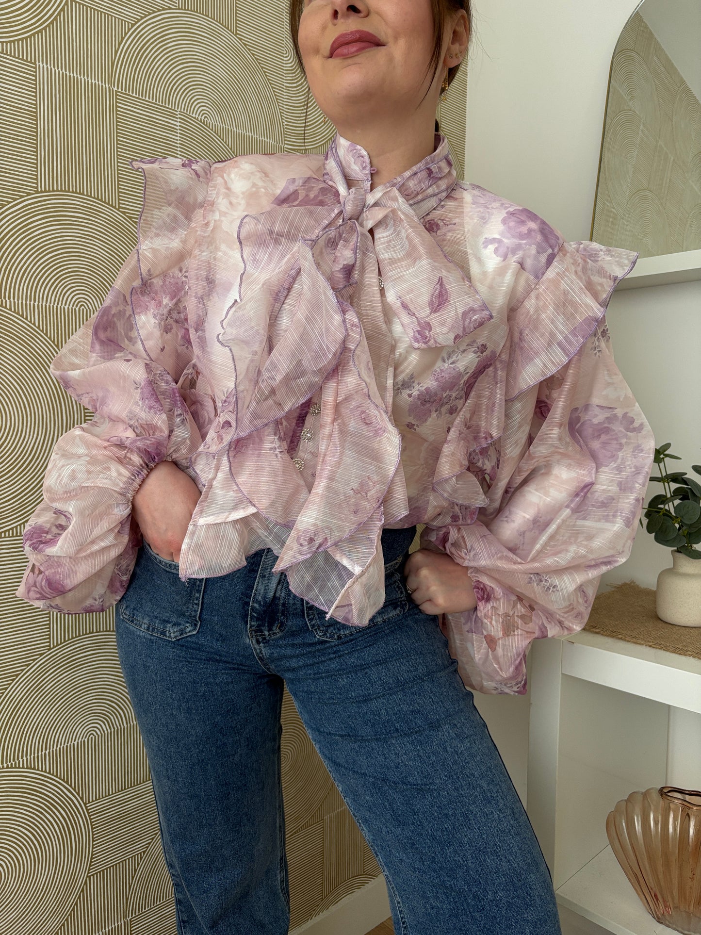 Chemisier lilas - ROMANCE