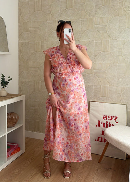 Robe longue purple - CARLA