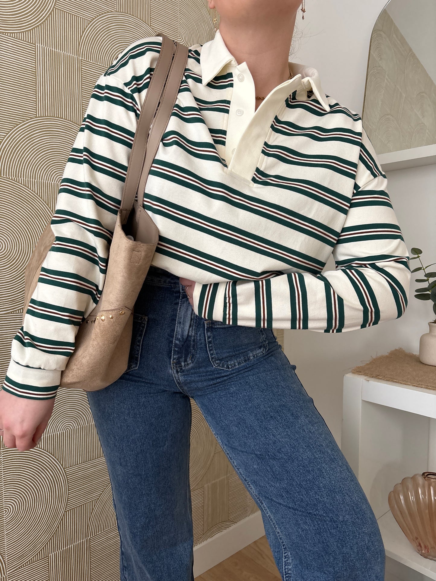 Polo à rayures - GOLF