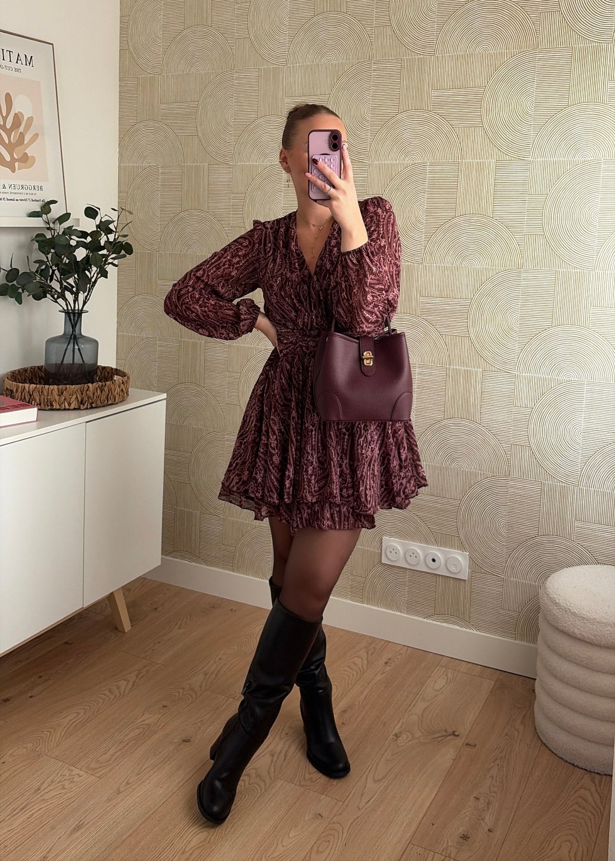 Robe imprimé cachemire - LOLLY