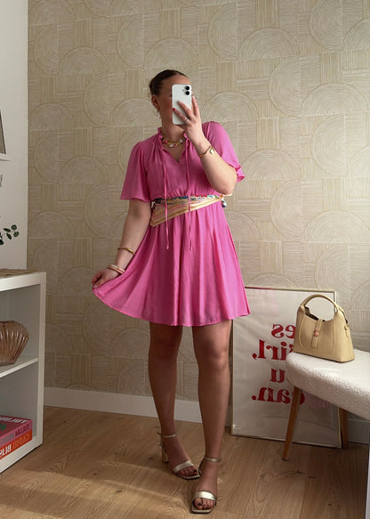 Robe courte rose - LADY