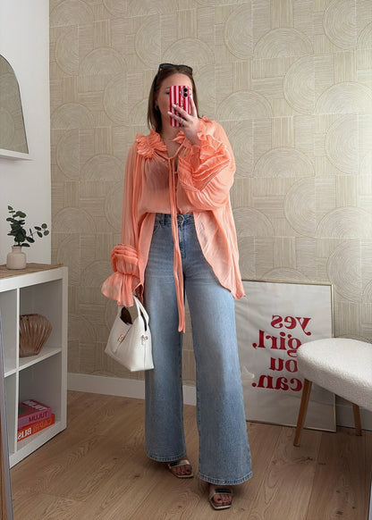 Blouse fluide - SALMON
