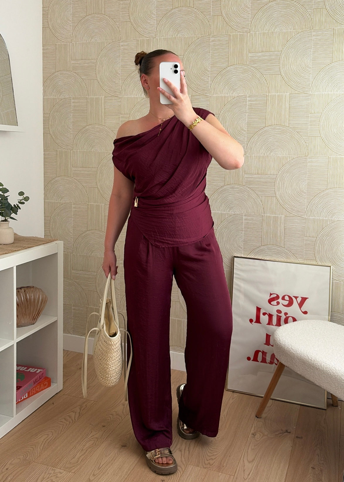 Ensemble bordeaux - CHIARA