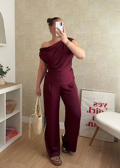 Ensemble bordeaux - CHIARA