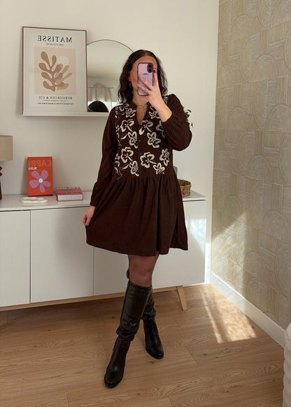 Robe babydoll - VELOURS