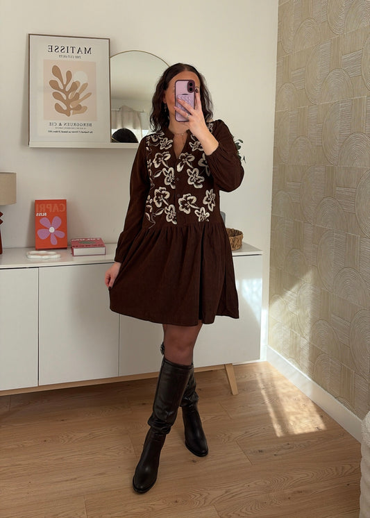 Robe babydoll - VELOURS