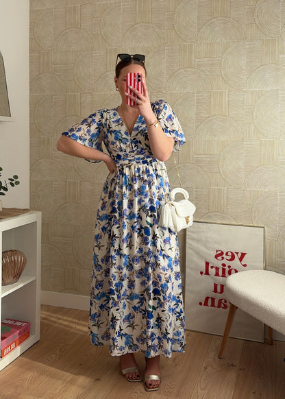 Robe longue bleu - SIERRA