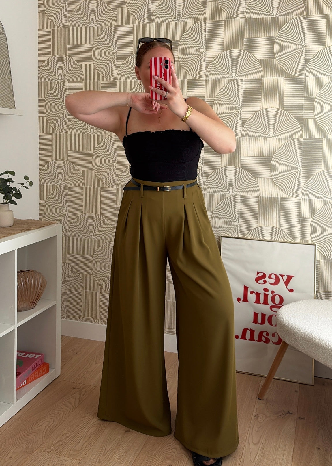 Pantalon olive - PALAZZO